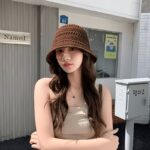 Women’s Hollow-Out Crochet Sun Hat - Image 8