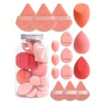 15-Piece Makeup Sponge Set – Triangle Puffs & Mini Makeup Sponges for Liquid, Cream & Powder Cosmetics - Image 6
