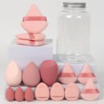 15-Piece Makeup Sponge Set – Triangle Puffs & Mini Makeup Sponges for Liquid, Cream & Powder Cosmetics