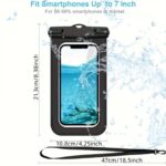 2-Pack Universal Waterproof Phone Pouch with Lanyards - Image 15