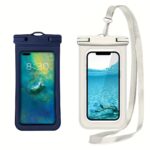 2-Pack Universal Waterproof Phone Pouch with Lanyards - Image 4
