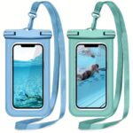 2-Pack Universal Waterproof Phone Pouch with Lanyards - Image 5