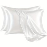 2pcs Satin Pillowcases for Hair & Skin – Envelope Closure - Image 3