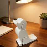 3D Printed Cute Dog Phone Holder – Creative Desk Stand - Image 8