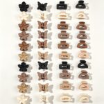 40-Piece Mini Matte Hair Claw Clip Set - Image 6