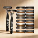 6-Layer Manual Safety Razor with 6 Precision Stainless Steel Blades – Reusable Face & Body Hair Removal Shaver for Men & Women - Image 10