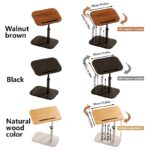 Adjustable C-Shaped Side Table – 360° Rotating Foldable Laptop & Sofa Table - Image 2