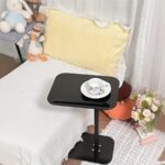 Adjustable C-Shaped Side Table – 360° Rotating Foldable Laptop & Sofa Table