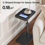 Adjustable C-Shaped Side Table – 360° Rotating Foldable Laptop & Sofa Table - Image 9