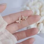 Butterfly Pearl Chain Ear Cuff Clip Earrings – No Piercing, Rhinestone Tassel Design - Image 9