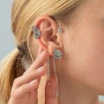 Butterfly Tassel Ear Cuff Clip Earrings – No Piercing Rhinestone Ear Wrap - Image 3