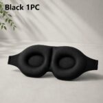 Contoured Eye Cover – Zero Pressure 3D Sleep Mask with Adjustable Strap - Image 3