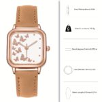 Fashion Women's Butterfly Pattern Quartz Watch - Image 3