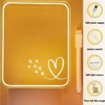 Heart LED Message Board Night Light with Erasable Pen - Image 10