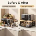 Kitchen Counter Storage Rack with Pull-Out Drawer - Image 8