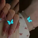 Luminous Butterfly Necklace & Bracelet Set - Image 5