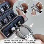 Men’s 6-Blade Manual Razor Set with 30 Replacement Heads - Image 4