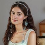 Romantic Butterfly Tassel Headband – Embroidered Butterfly Leaf Pendant Hair Band