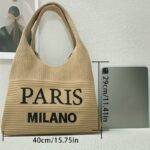 Women's Knitted Shoulder Tote Bag - Image 15