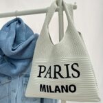 Women's Knitted Shoulder Tote Bag - Image 17