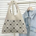 Women's Knitted Shoulder Tote Bag - Image 13