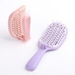 Foldable Self-Cleaning Detangling Hair Brush
