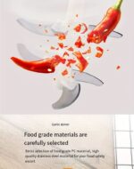 1pc Multifunctional Vegetable Cutter & Garlic Masher – 500/900ml - Image 18