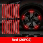 20pcs Reflective Wheel Hub Stickers – Luminous Tire Rim Decals - Image 11