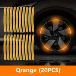 20pcs Reflective Wheel Hub Stickers – Luminous Tire Rim Decals - Image 3