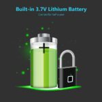 Advanced Fingerprint Smart Padlock – USB Rechargeable Keyless Security Lock - Image 8