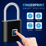 Advanced Fingerprint Smart Padlock – USB Rechargeable Keyless Security Lock