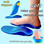 Arch Pad Support Insoles, Men's And Women's Unisex, Arch Support Massage Insoles, Shock Absorbing And Running Sports Insoles, Work Boot Insoles, 1 Pair, Suitable for Long Standing Periods
