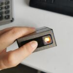 USB Rechargeable Lighter & Cigarette Case – 20-Cigarette Holder with Stylish Durable Design