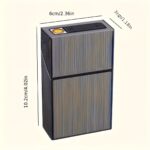 USB Rechargeable Lighter & Cigarette Case – 20-Cigarette Holder with Stylish Durable Design - Image 7