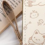 Women's Cute Cat Print Short Wallet - Image 2