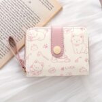 Women's Cute Cat Print Short Wallet - Image 14